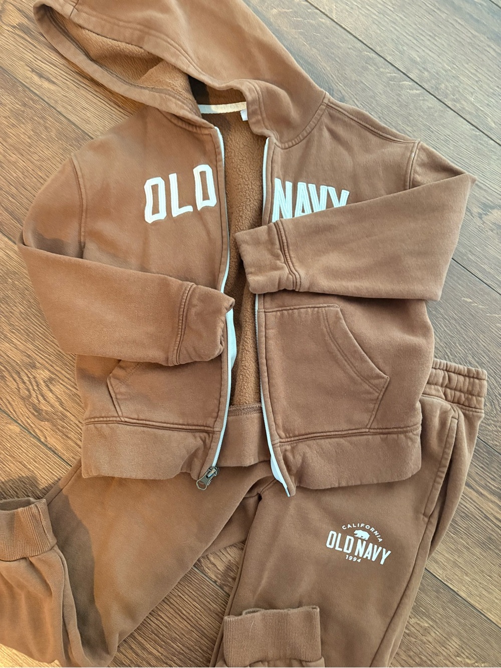 Old Navy Brown Kids Hoodie & Jogger Set